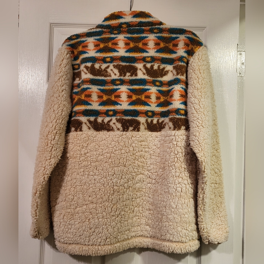 Simply Southern Quater Zip Front Sherpa Pullover - Picture 2 of 7